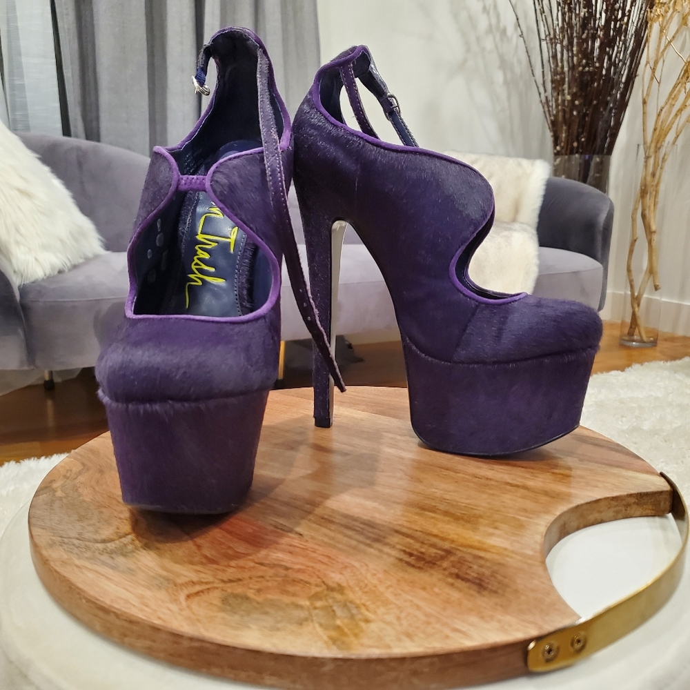 London Trash - Purple Pumps (36)